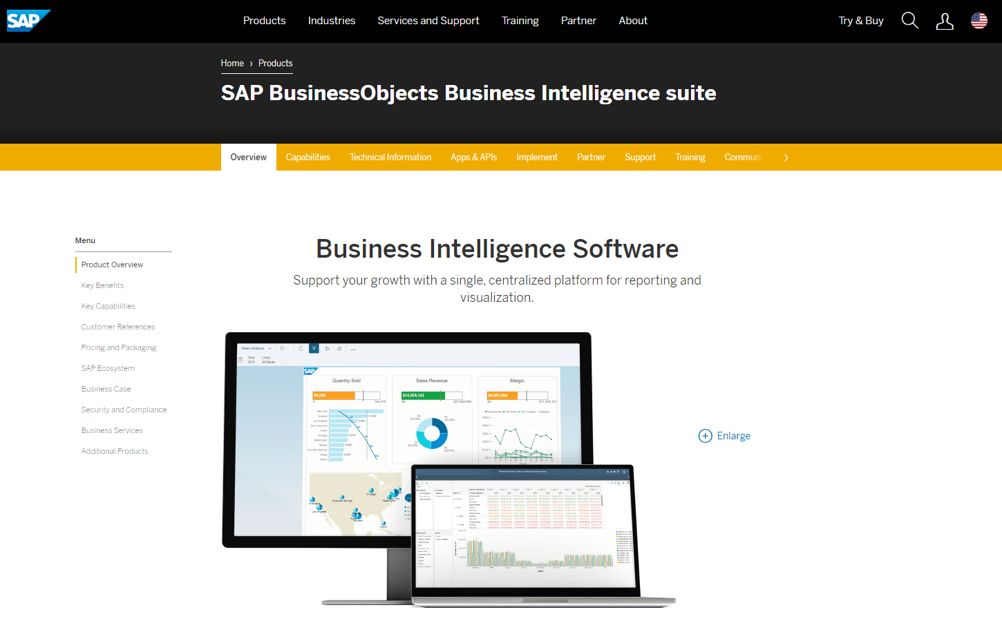 مقایسه ابزارهای هوش تجاری - SAP BUSINESSOBJECTS